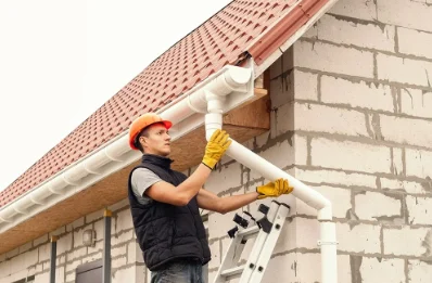 Pose et remplacement de gouttières à Job